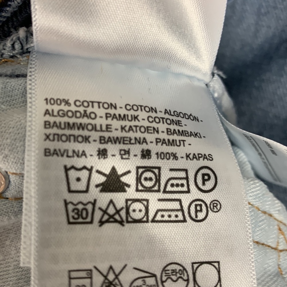 Levi Strauss “505” Straight leg blue jeans size 40 - Picture 14 of 16